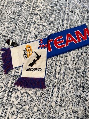 Official Team USA NWT Ruffneck Scarf 2020 BMW Motorrad GS Trophy Red White Blue